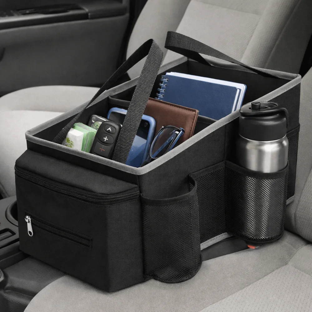 

Large Capacity Car Seat Organizer Foldable Multi-Pockets Car Interior Storage Durable Auto Trunk Bag Automotive Accessories