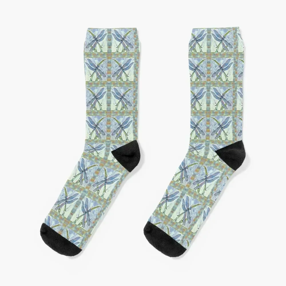 

Stained Glass Window Wings Socks men cotton high quality sports stockings man cartoon Socks Man Women's