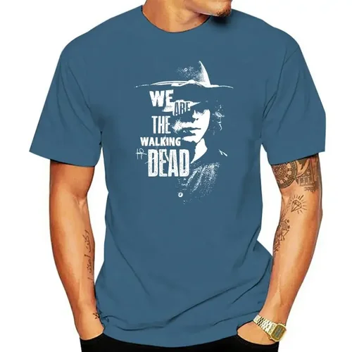 Imagen 2 del producto Camiseta con estampado de ""We Are The Walking Dead"" para hombre, camisa con estampado de Carl Grimes, ropa harajuku, 2022