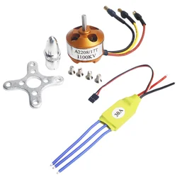 XXD A2212 A2208 930KV 1000KV 1400KV 2200KV 2700KV Brushless Motor with 30A Brushless ESC Motor Speed Controller for RC FPV Drone