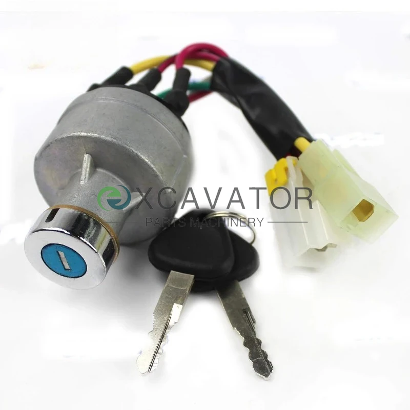 

VOE 14526158 VOE14826158 VOE14529152 Ignition Switch with 2 Keys for Volvo EC140 EC160 EC210 EC240 EC290 EC330 EC460 Excavator
