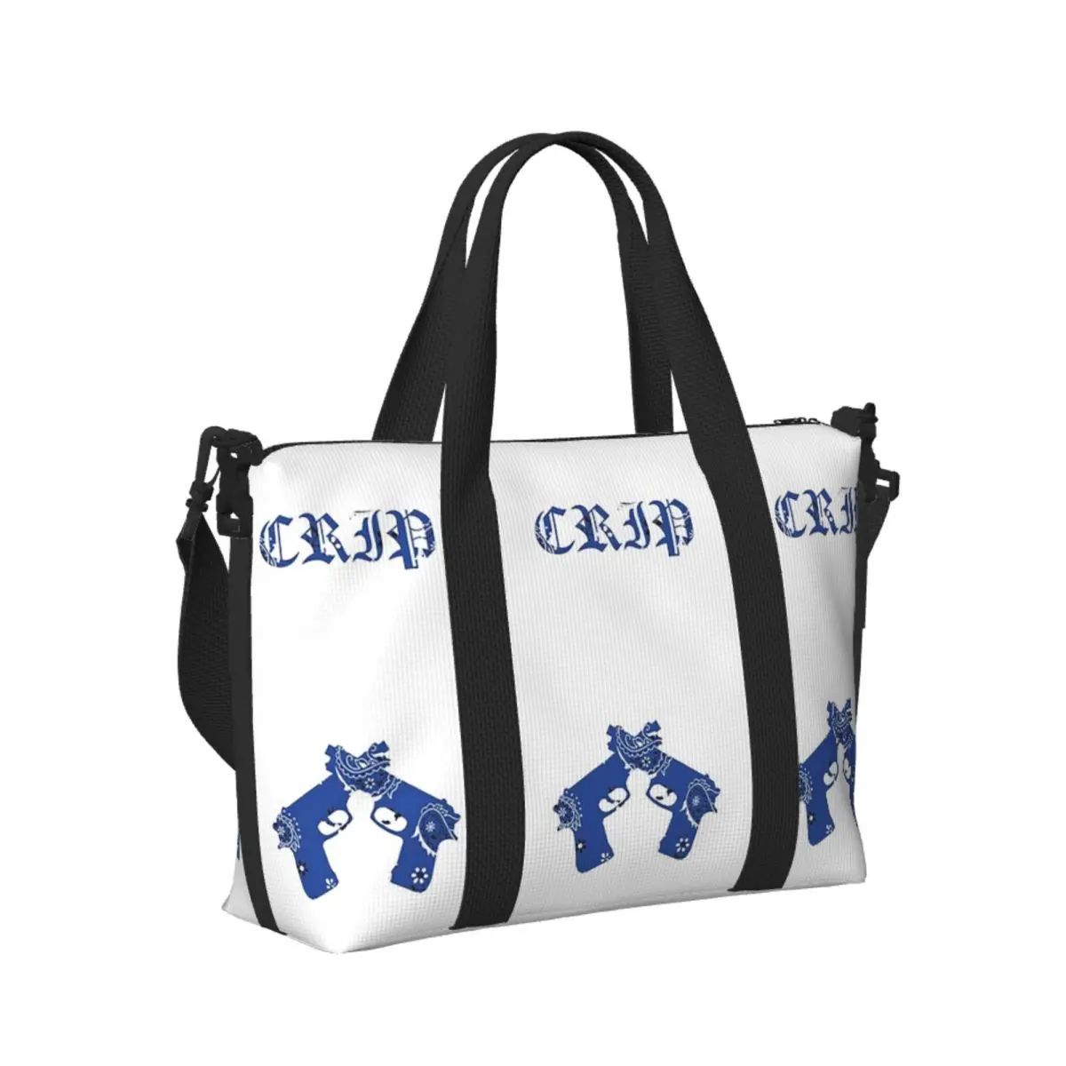 

Custom Crip Official Bagpack Beach Travel Bag Large Capacity Tote Bags for Gym Yoga Women Shopping Duffle Shoulder Bag