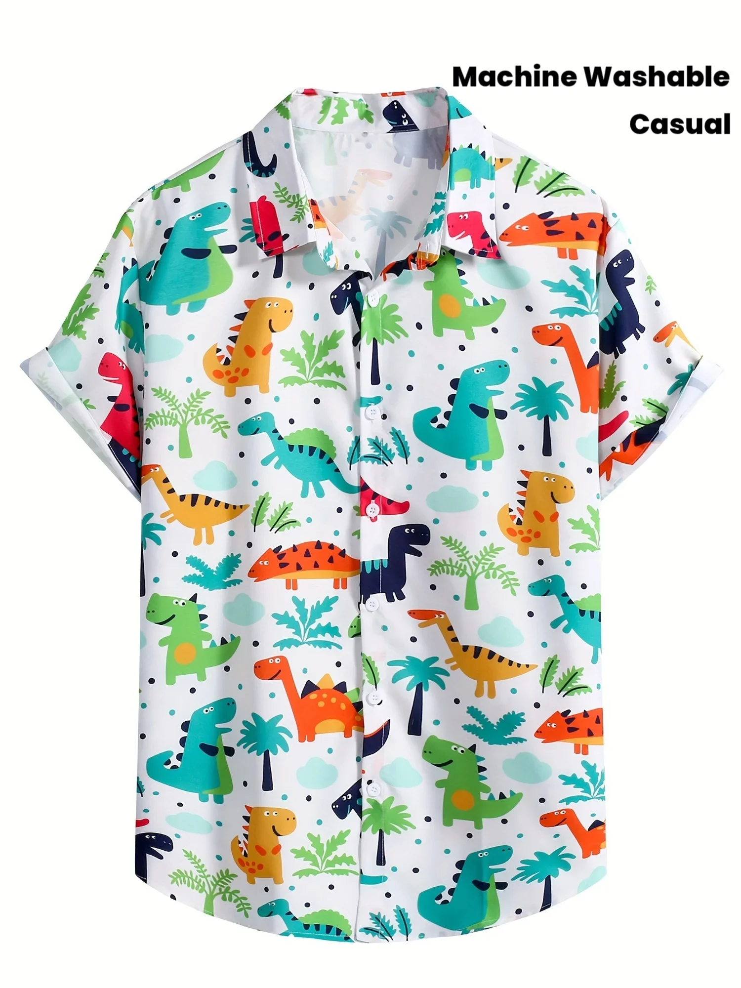 Funny Cartoon Pig Doodle Aloha Shirt Men All Pink Animal Print Loose Short Sleeve Lightweight Vacation Casual Top