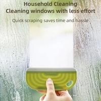 Non-Scratch Soft Silicone Handy Squeegee Kitchen Sink Countertop Squeegee  Window Mirror Water Wiper Clean Scraping Film Scraper