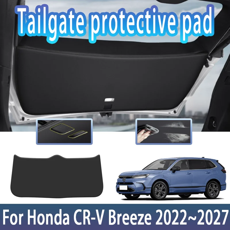 For Honda CR-V Breeze 2022~2027 MK6 Car Trunk Tailgate Protection Pad Anti-dirty Waterproof Backplate Protective Mat Accessories