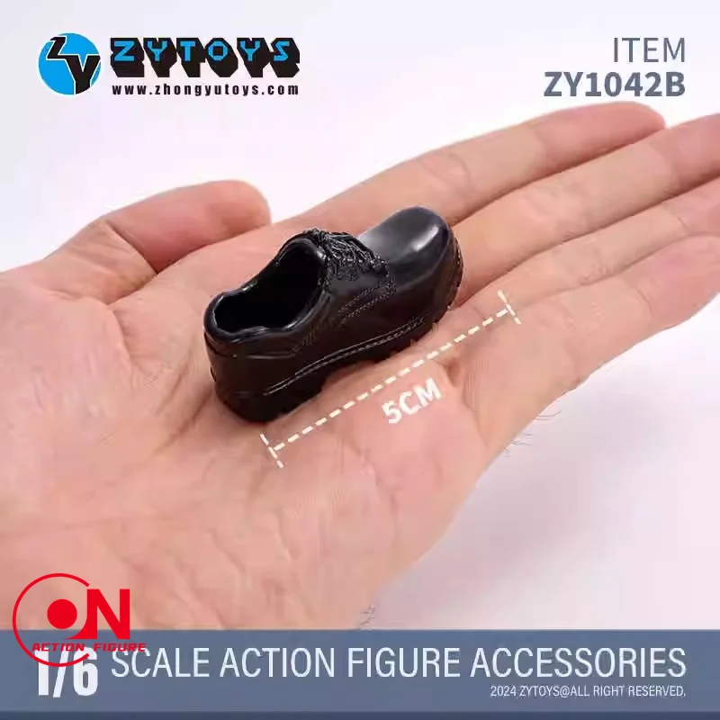 ZYTOYS 1/6 ZY1042 ZY1043 Male Work Shoes Hollow Shoes Model Clothes Accessories Fit 12'' Soldier Action Figure Body Dolls