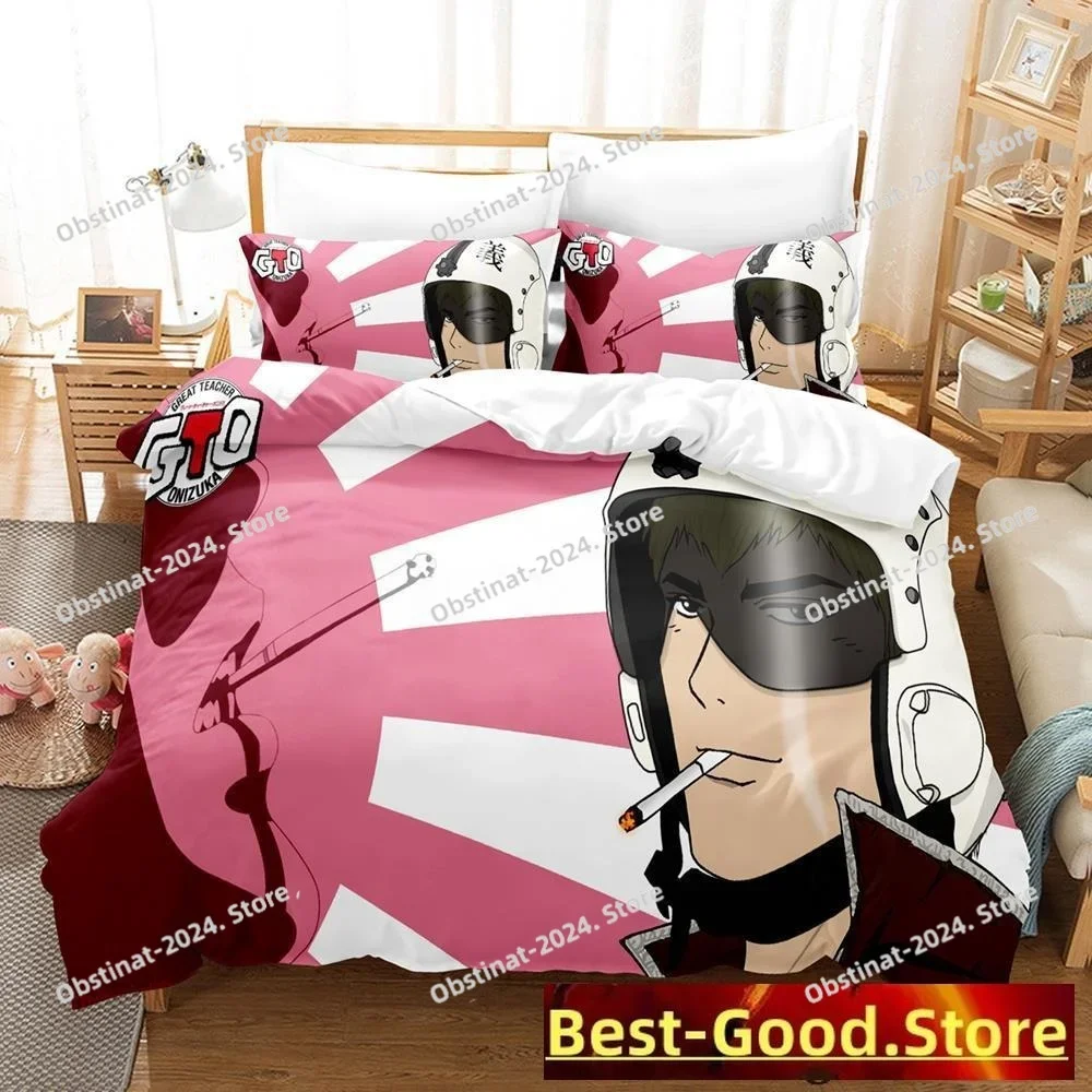 

Great Teacher Onizuka GTO Bedding Set Single Twin Full Queen King Size Bed Set Adult Kid Bedroom Duvetcover Sets Anime Bed