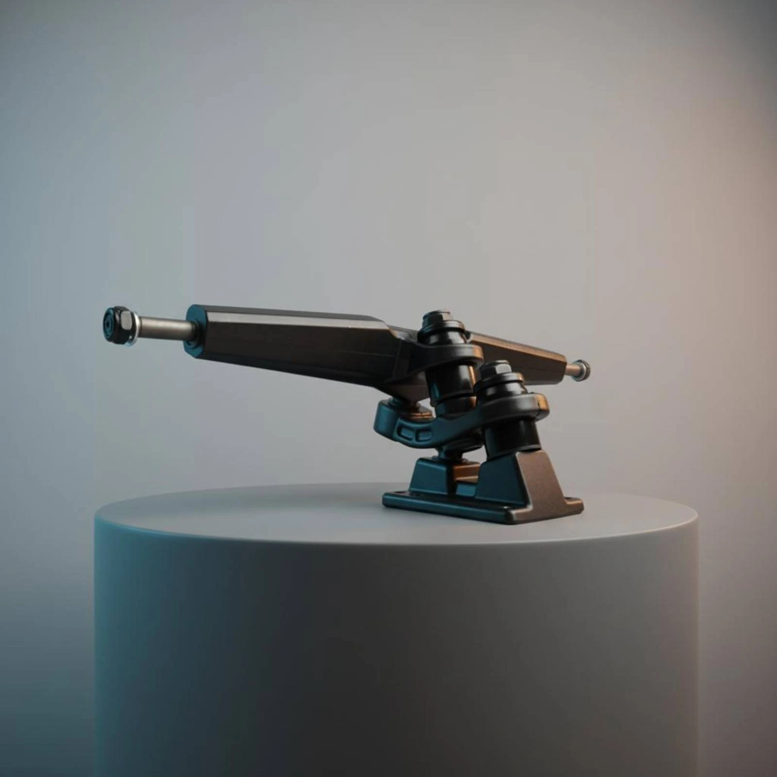 ブリッジアクスルアセンブリスチールシャフト電動スケートボードアクスル車両部品金属黒-diy-ビルダー向け