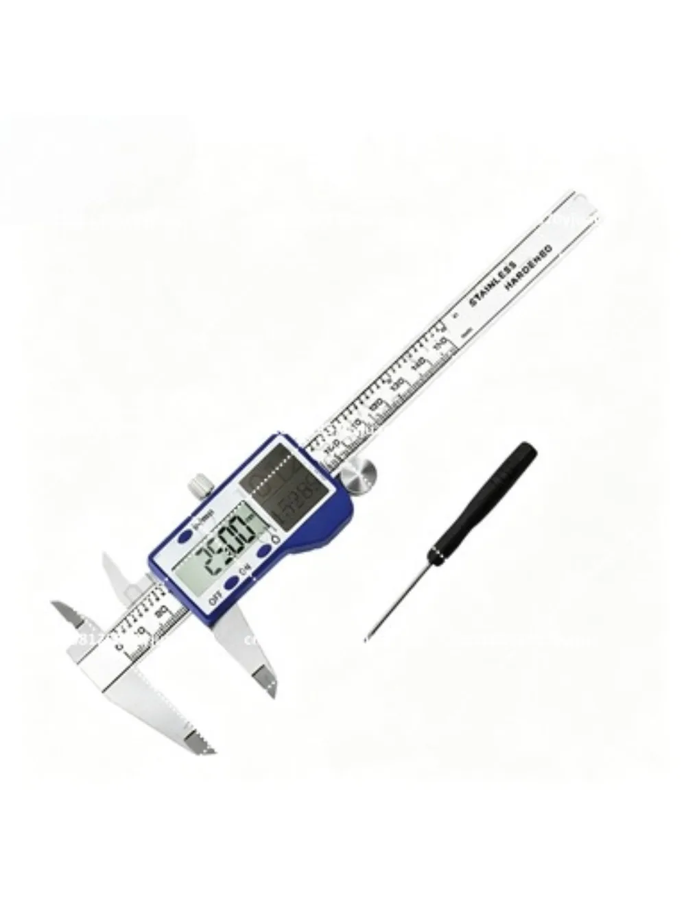 Professional Solar Digital Calipers 150mm Water Resistant Steel Double Power Supply Accuracy Measuring Tool
