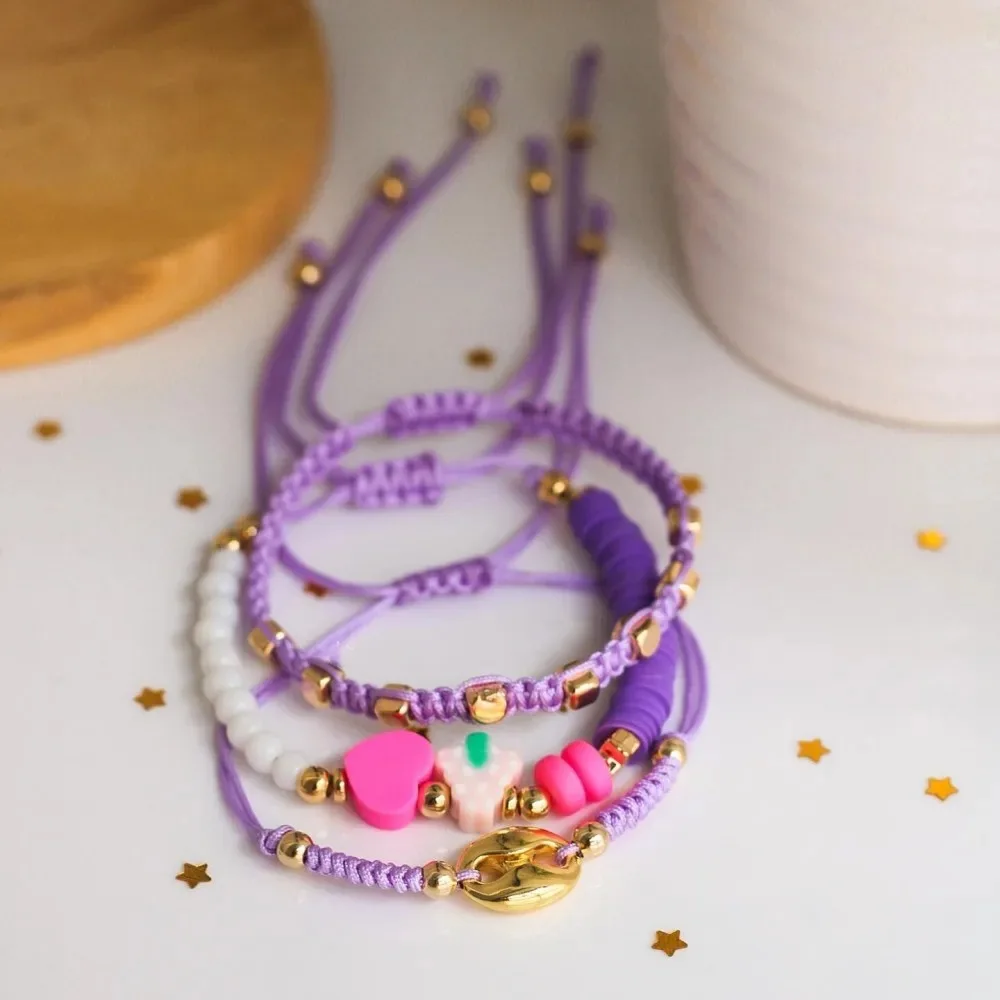 Rice bead bracelet originality Sea shell Bohemia Crystal Hand knitting Adjustable Fashion Design Female  Beaded bracelet set