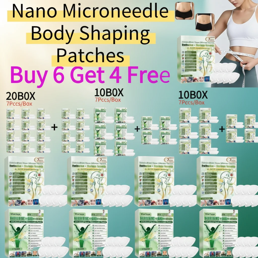 20box/Buy 6 Get 4 Free Body Slimming Micro-Needle Care Patches Nano Microneedle Transdermal Sustained-Release Patches
