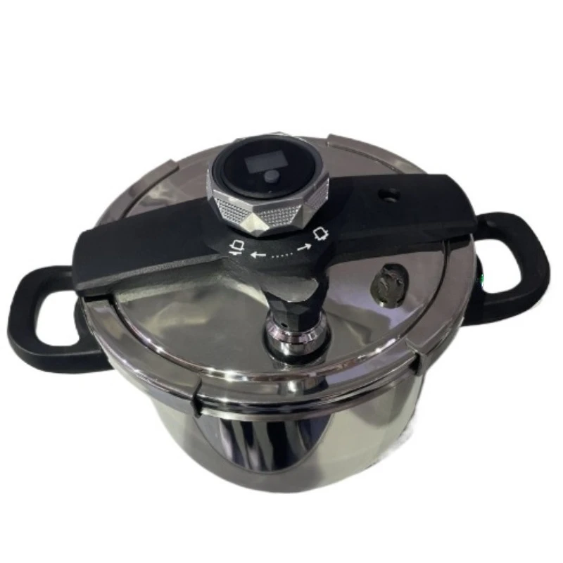 

High-quality stainless steel large-capacity pressure cooker with timer alarm reminder induction cooker universal 9L