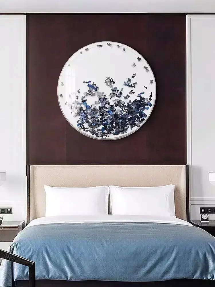 Dekorasi dinding gambar geometris dan gantungan dinding Hotel besi tiga dimensi peta lembut seni dekorasi dinding kerajinan
