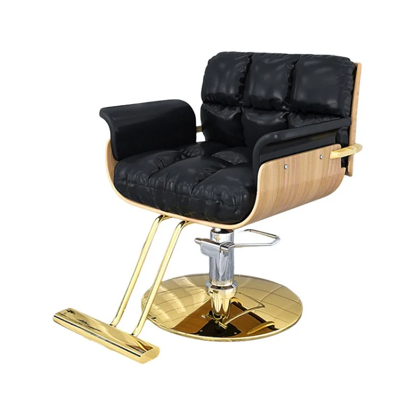 Lifting seat Barber chair Hair stylish perm Internet celebrity salon Same metal rotating chair Hair chair