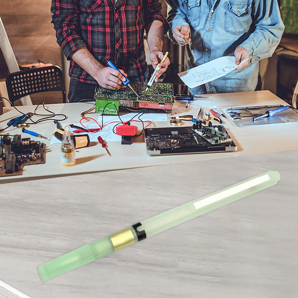 for BON102 Welding Soldering Pen with Brush for Flux Paste Application and Cleaning Prevents Evaporation with Transparent Design