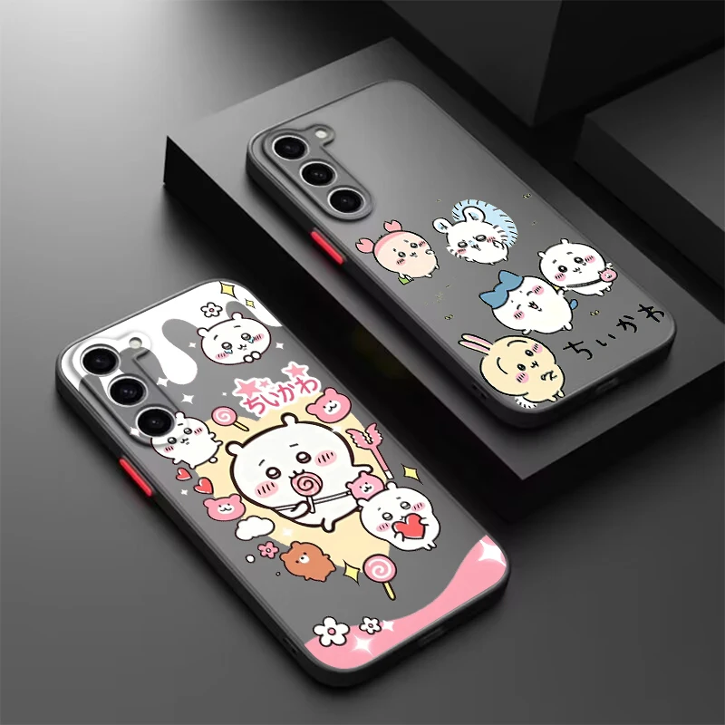 

Usaqi Cute Cartoon Fashion Frosted Translucent For Samsung A53 A52 A33 A32 A51 A71 A21S A13 A73 A50 A22 A12 5G TPU Phone Case