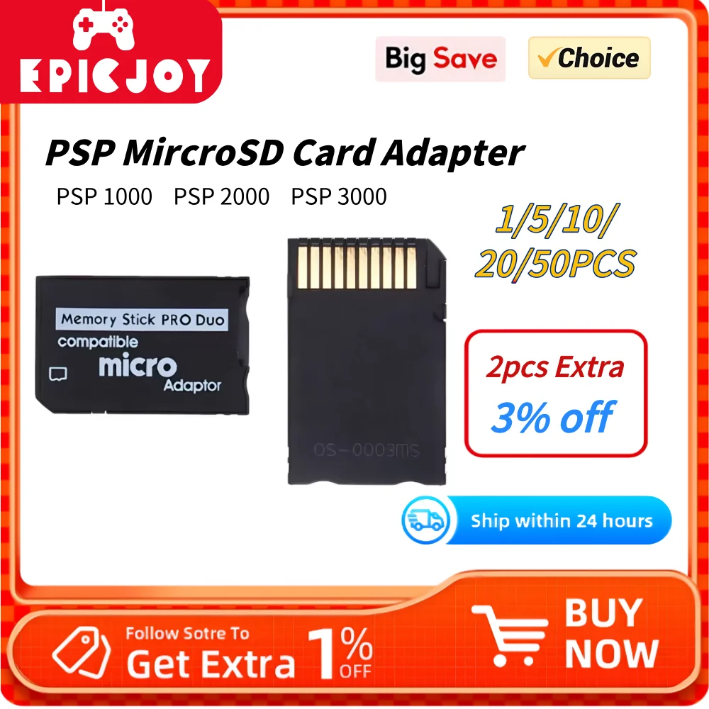 Memory Stick Pro Duo Card Compatible MicroSD TF Adapter For PSP1000 PSP2000 PSP3000