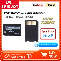 Pendrive Adapter MicroSD TF kompatybilny z kartą Pro Duo do PSP1000 PSP2000 PSP3000