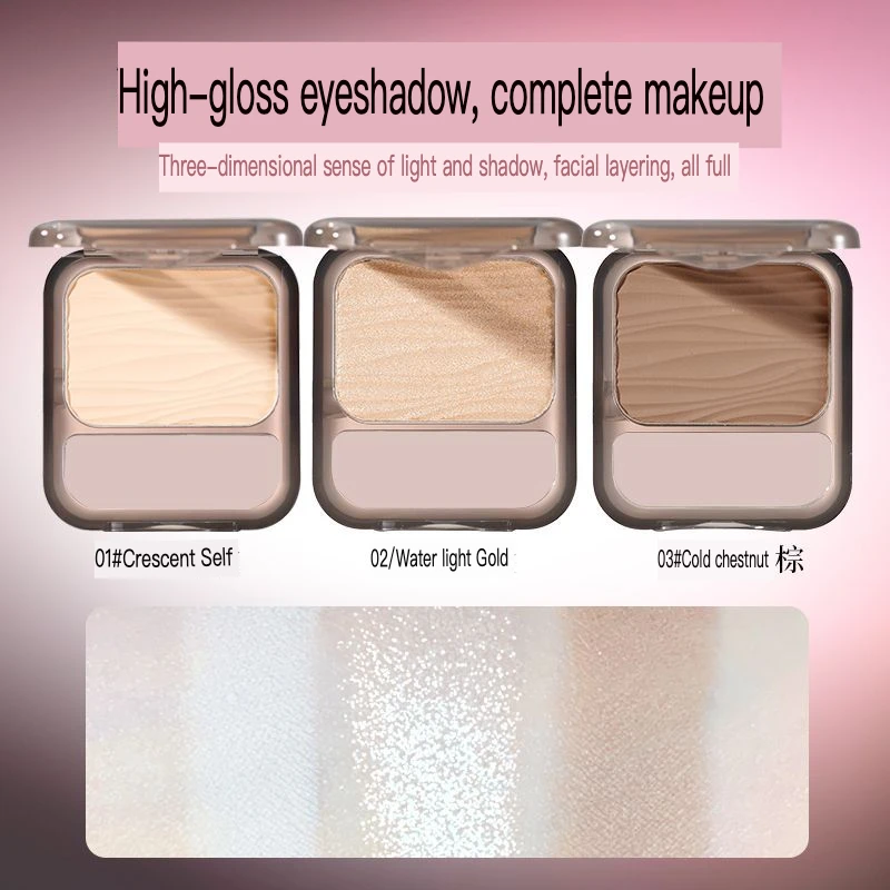 XIXI Monochrome Contouring Disc Set Natural Three-dimensional Matte Shadow Powder Cream Nose Shadow Brightening High Disc