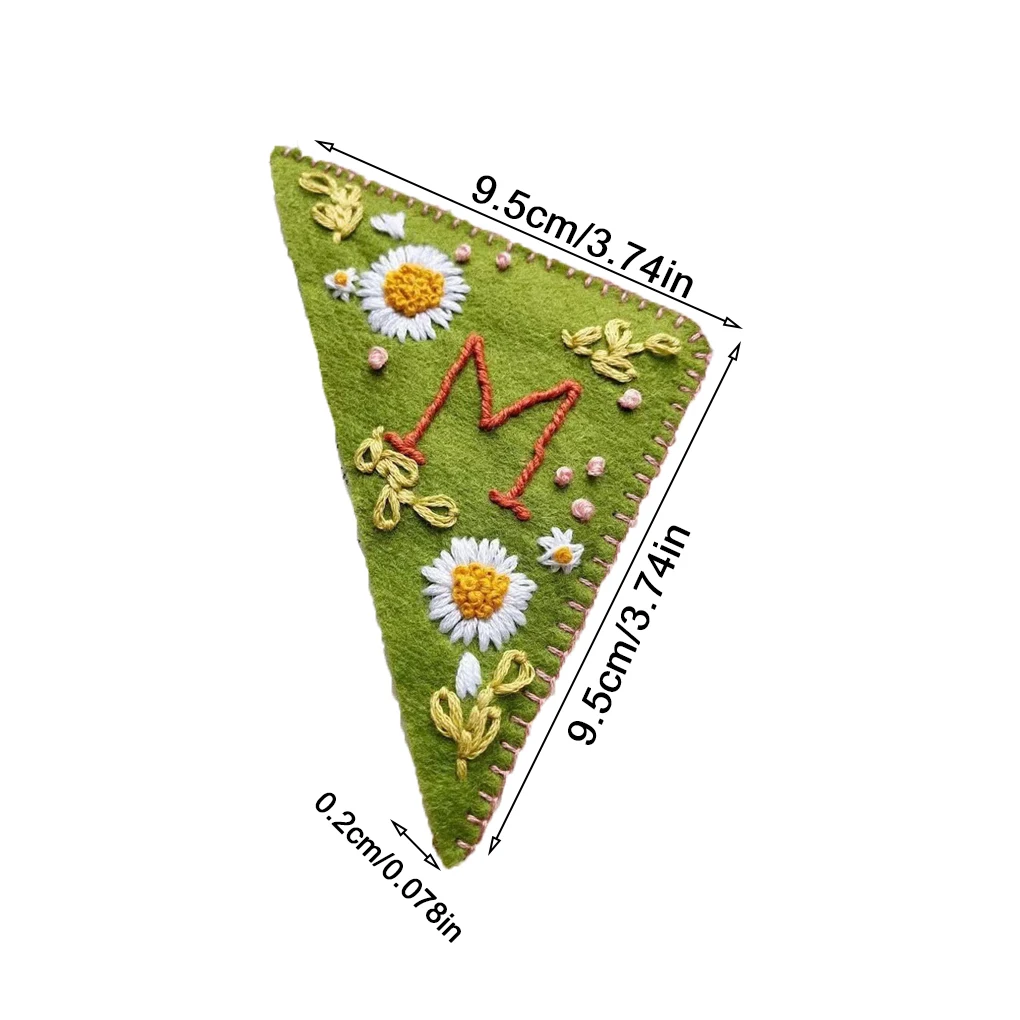 Cloth Easy-to Hand Embroidered Bookmark For Students And Book Lovers Easy-to- Corner Bookmark Sleek