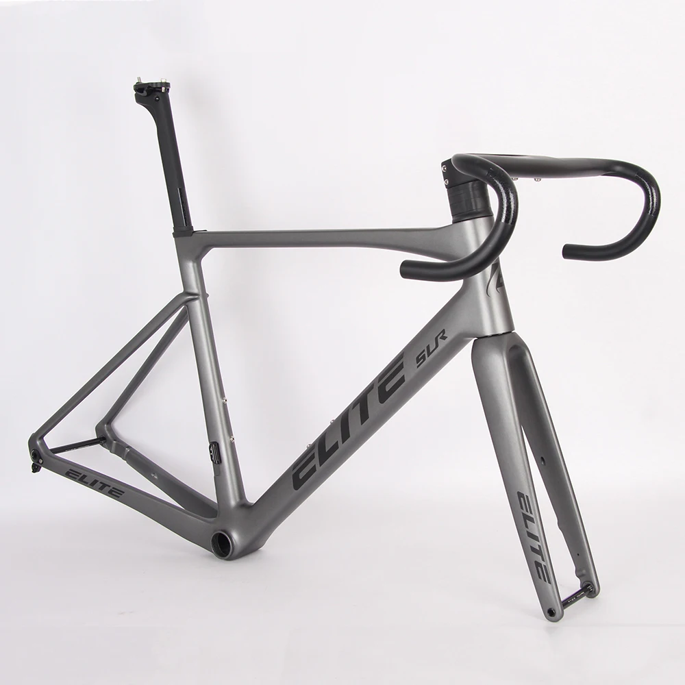 T800 T1000 Carbon Road Bike Frame Fully Internal Cable Routing Di2 Compatible 700*32c Disc Brakes Bike Frame 47/49/51/54/56CM