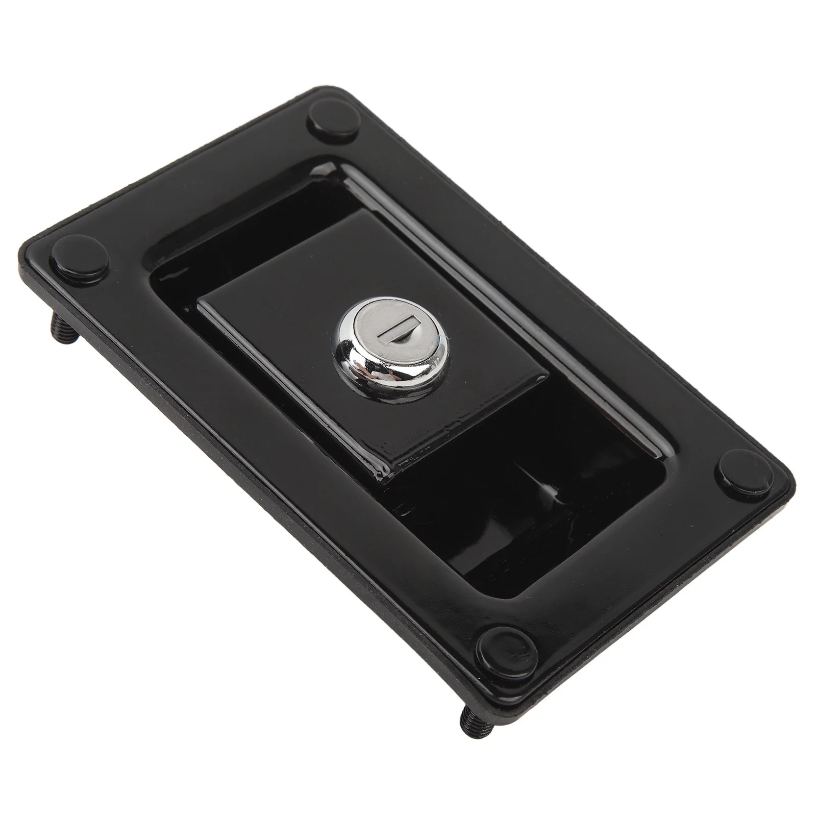 RV Handle Latch Paddle 120x80mm Cold Rolled Steel Entry Door Lock Handle Knob Deadbolt for RVs Trucks Trailers Campers