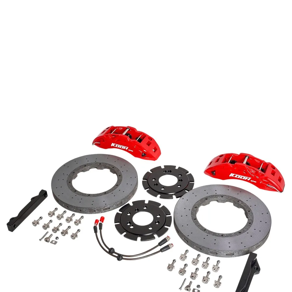 High Quality IC7 Carbon Ceramic Disc Front 405X32 6-piston brake caliper kit fits for BMW X3 iX3 (G08) 2018+