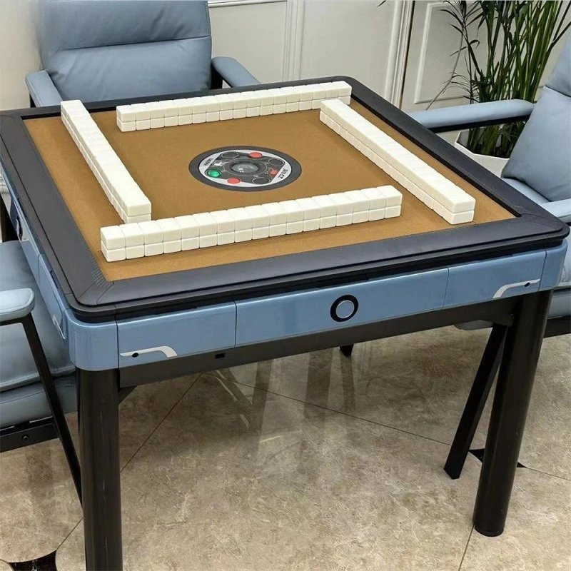Silent and silent automatic mahjong table Home living room Simple new multi-functional integrated dual-purpose dining table