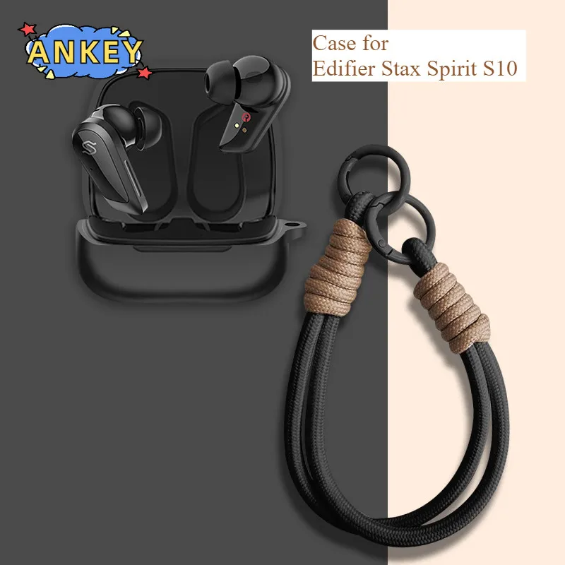 

Чехол для Edifier Stax Spirit S10, мягкий защитный силиконовый чехол с брелком-ремешком