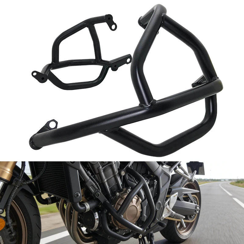 

Fit For HONDA CB650R Engine Guard Crash Bar Frame Bumper CB650 R CB 650R 2019-2023 2022 Motorcycle Fall Protection Protector