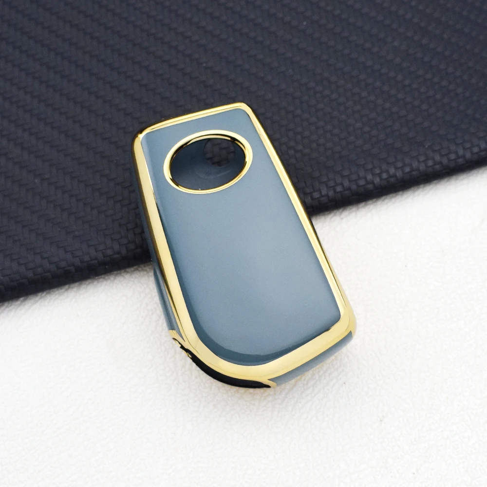 4 Buttons Soft TPU Car Key Shell for Toyota Hilux Corolla Prado Fortuner RAV4 C-HR Avensis | Anti-Scratch Key Case with Key Ring