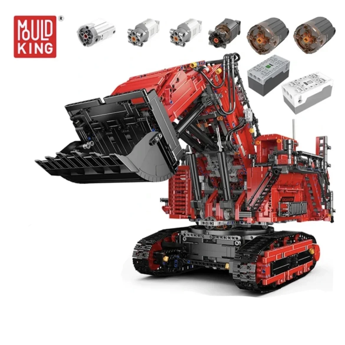 

Mould King Technical Series Compatible with 42100 Mining-digger R9800 Excavator Car Model Building Blocks Bricks Toys Kids Gifts