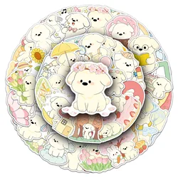 10/30/50PCS Cartoon Cute Dog Stickers Aesthetic Kawaii Animal DIY Toy Laptop Luggage Skateboard Suitcase Graffiti Decals Sticker