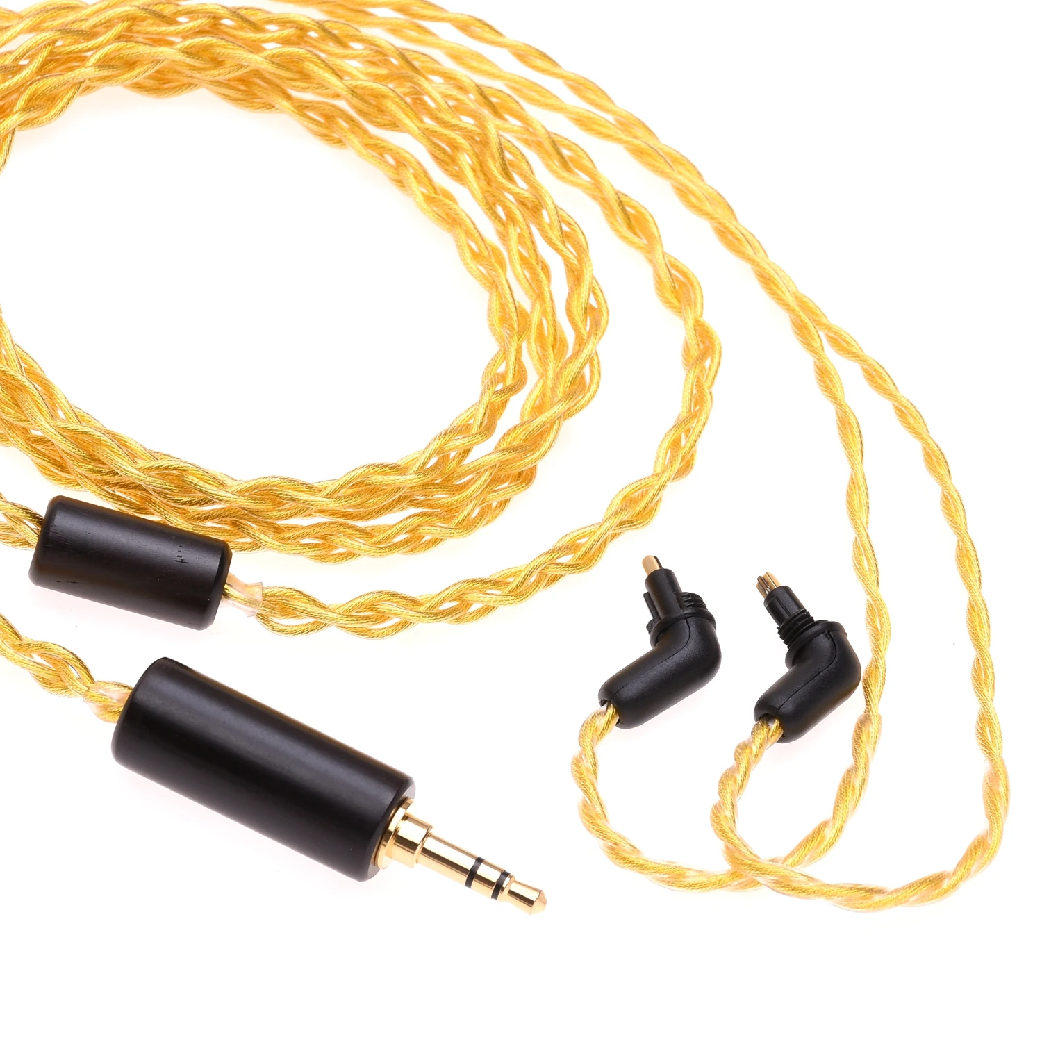 

Crystal 4 Cores 6N OCC Gold Silver Plated Headphones Upgrade Cable For Sony MDR-EX1000 EX800