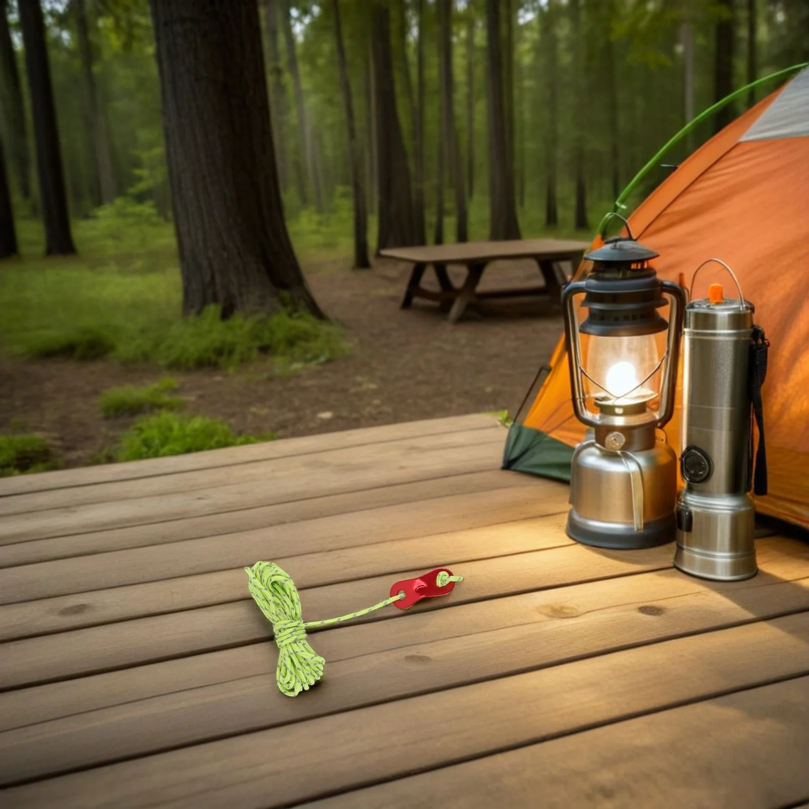 

8Pcs Camping Tent Ropes Reflective Nylon Buckle Quick Setup 4M Adjustable Guy Lines Outdoor Hiking Tie Down Rope