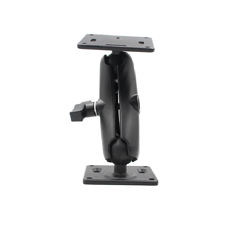 Support de fixation robuste pour camion avec bras à double douille, adaptateurs à boule de 1,5 pouces / 38 mm / taille C, compatible avec RAM Arkon