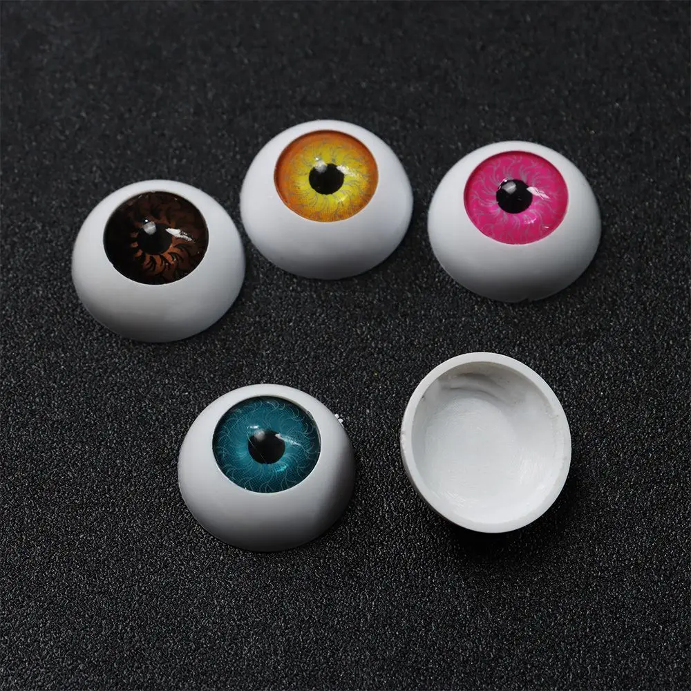 10pcs 12mm/20mm For Bjd Doll Round Eyes Funny Plastic Doll Safety Eyes For Animal Toy Puppet Making Dinosaur DIY Accessories