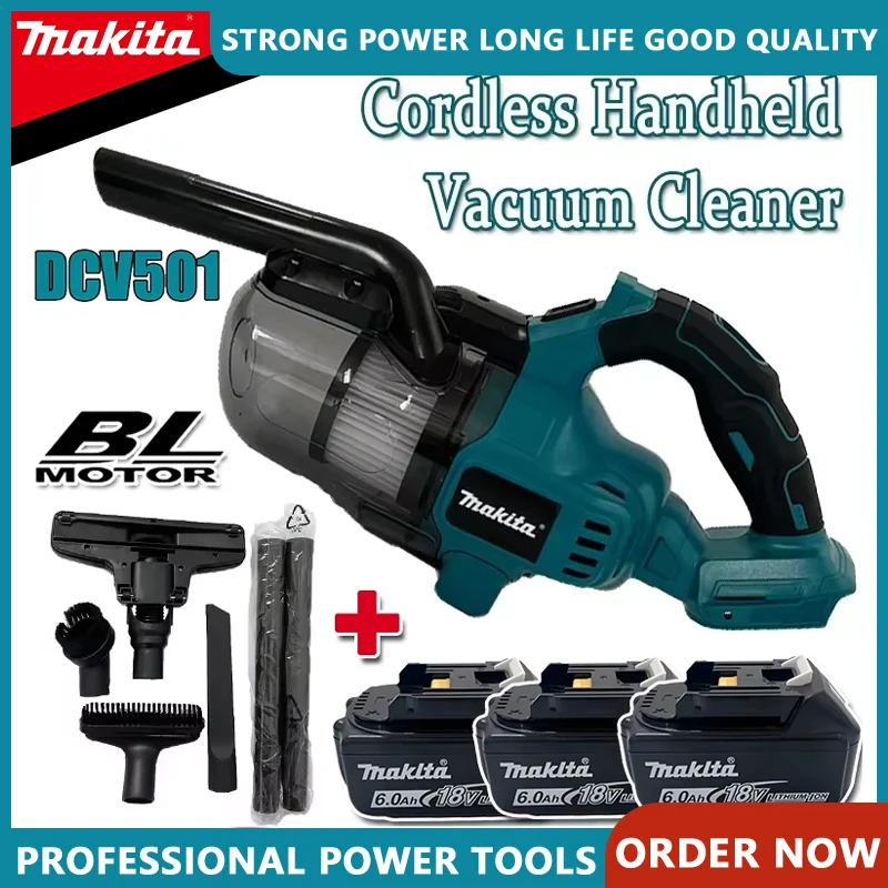 

Makita DCV501 Беспроводной ручной пылесос Портативный бесщеточный автомобильный напольный пылесос Бытовые электроинструменты FitCar