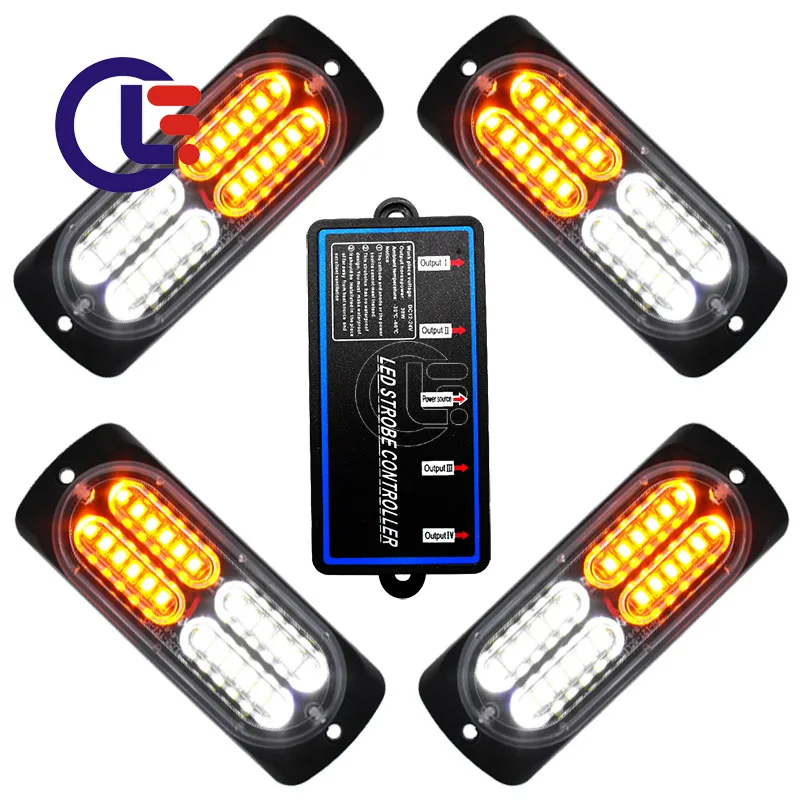 One-Trailer Four 96Led Warning Strobe Medium Net Trailer Warning Reminder Maintenance Light