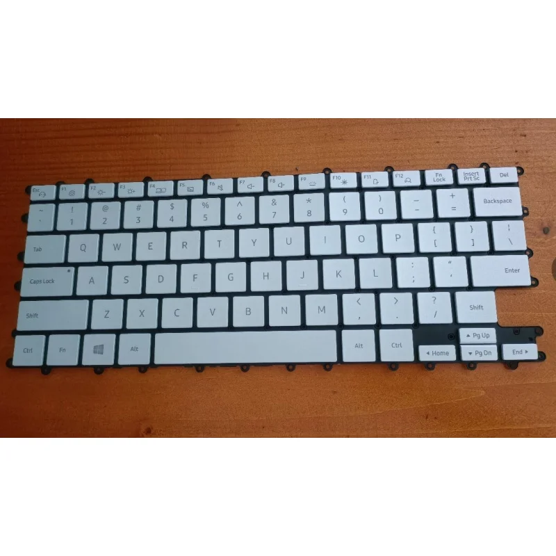 LL+ New Laptop US English Keyboard For Samsung NP930XCJ 930XCJ With Backlit Silver