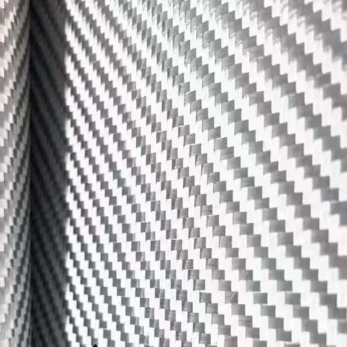 

3k 240gsm Plating bright Silver Glass fiber fabric Fiber Cloth Fabric 2x2 Twill 1m width Commercial Grade 30cm/50cm lengh