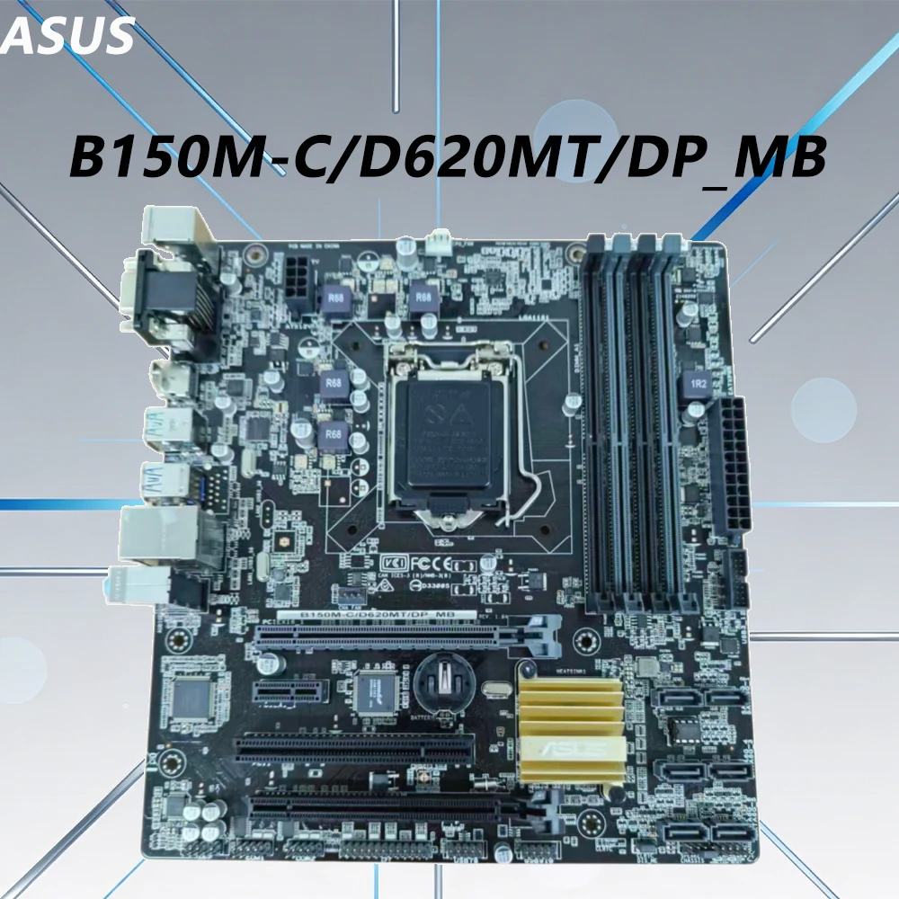 placa-base-asus-b150m-c-d620mt-dp_mb-compatible-con-procesadores-intel-b150-lga-1151-6ª-generacion-modelos-i7-6700-i5-6500-i5-6600-i3-6100-memoria-ddr4-formato-micro-atx