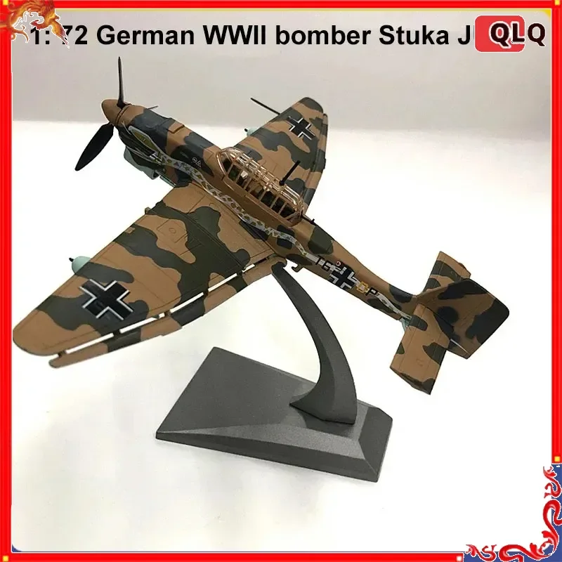 

1/72 Scale Die-cast Airforce Stuka JU-87 JU87 Fighter Air Force Diecast Metal Aircraft Plane Model Alloy Airline Toy