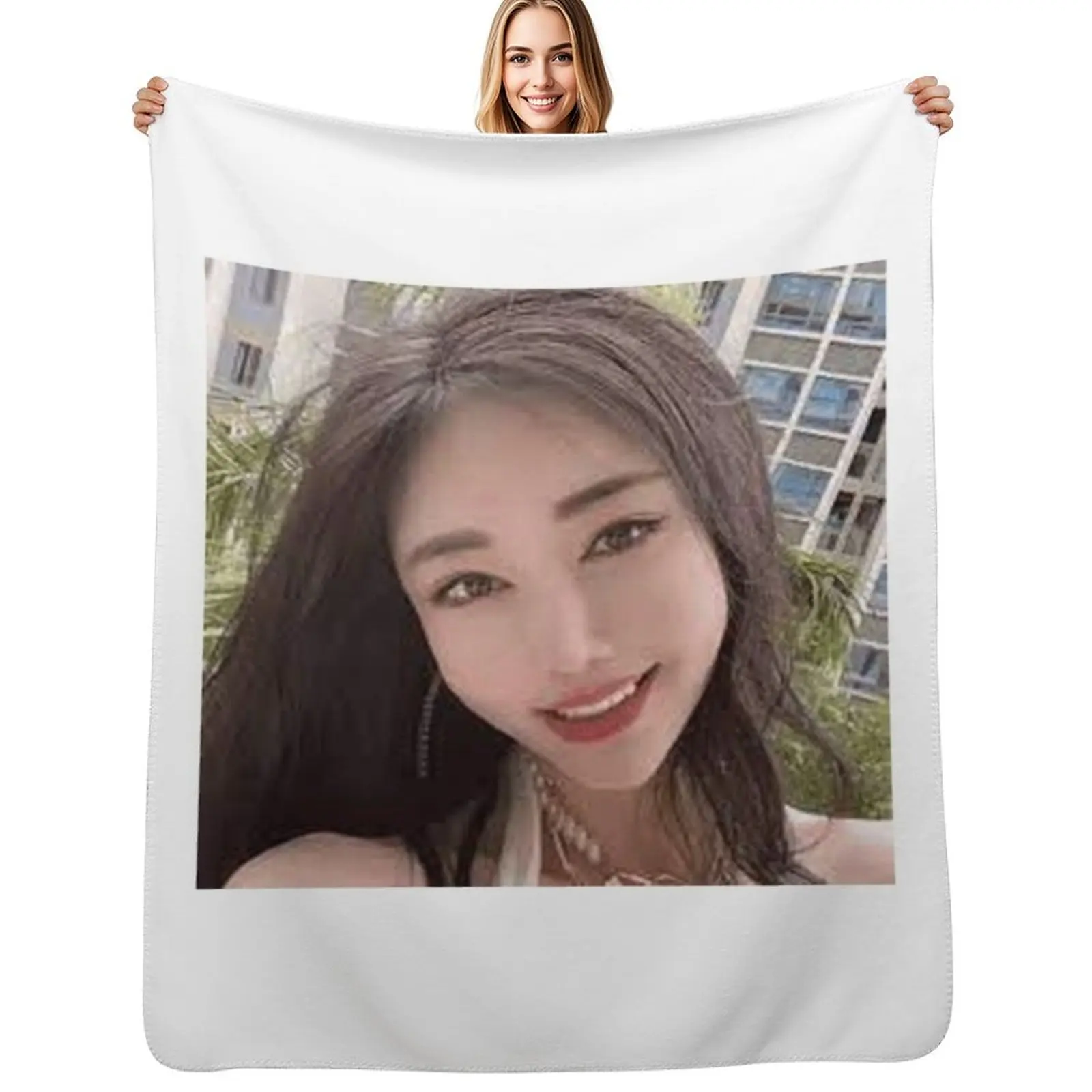 

jiafei Throw Blanket Easy Care Comfortable Blanket for Couch