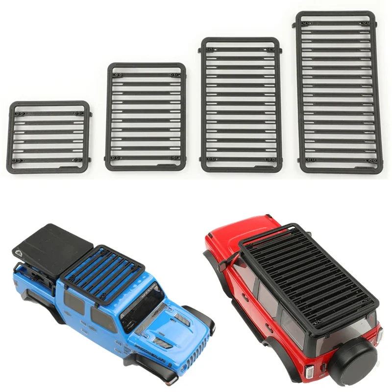 1pcs Plastic Roof Luggage Rack for 1/18 1/12 1/24 RC Crawler Traxxas TRX-4M SCX24 Upgrade Parts