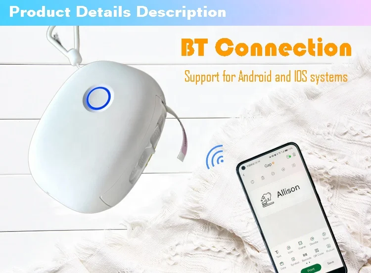 Popular Hot sell 58mm  Sticker Mobile Thermal Portable Wireless Pos Impresora Portatil 80mm Tsc Receipt Hand Parking Label Mini