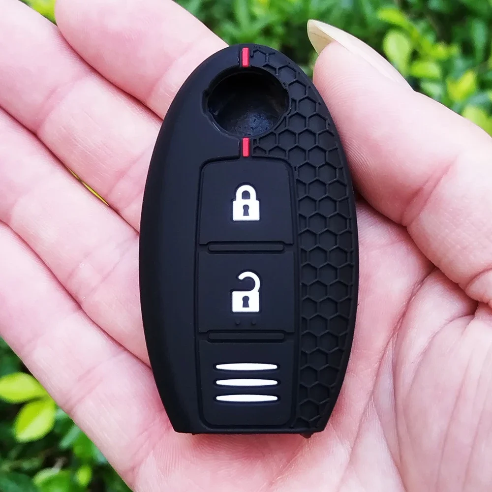 Silicone Car Key Case For Nissan Qashqai J10 Note E11 Teana J32 Pulsar March Micra Juke Sylphy XTRAIL Bluebird Remote Key Cover