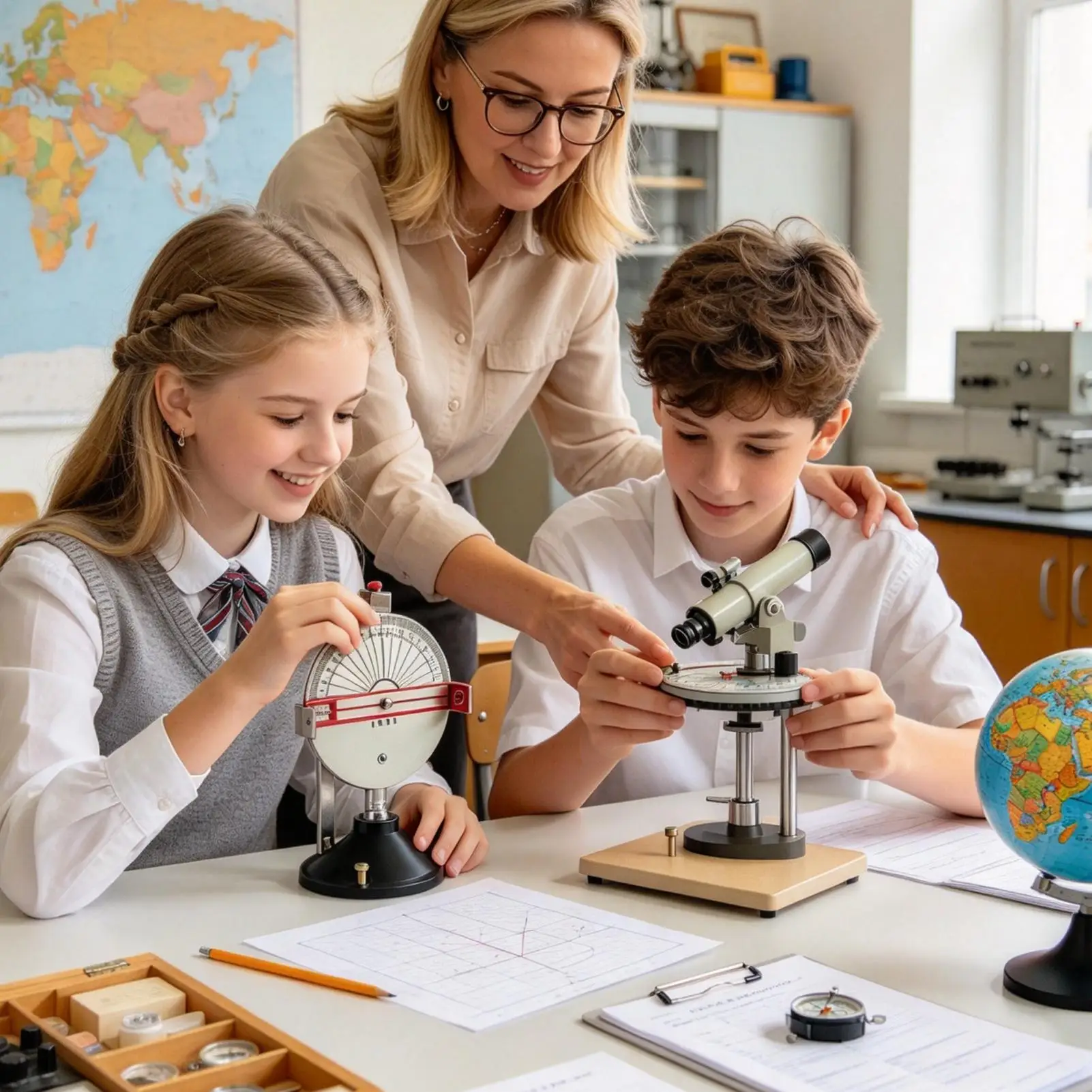 Sun Height Gauge Educational Precise Science Experiment Science Experimental Solar Altimeter Gauge For Students Parents