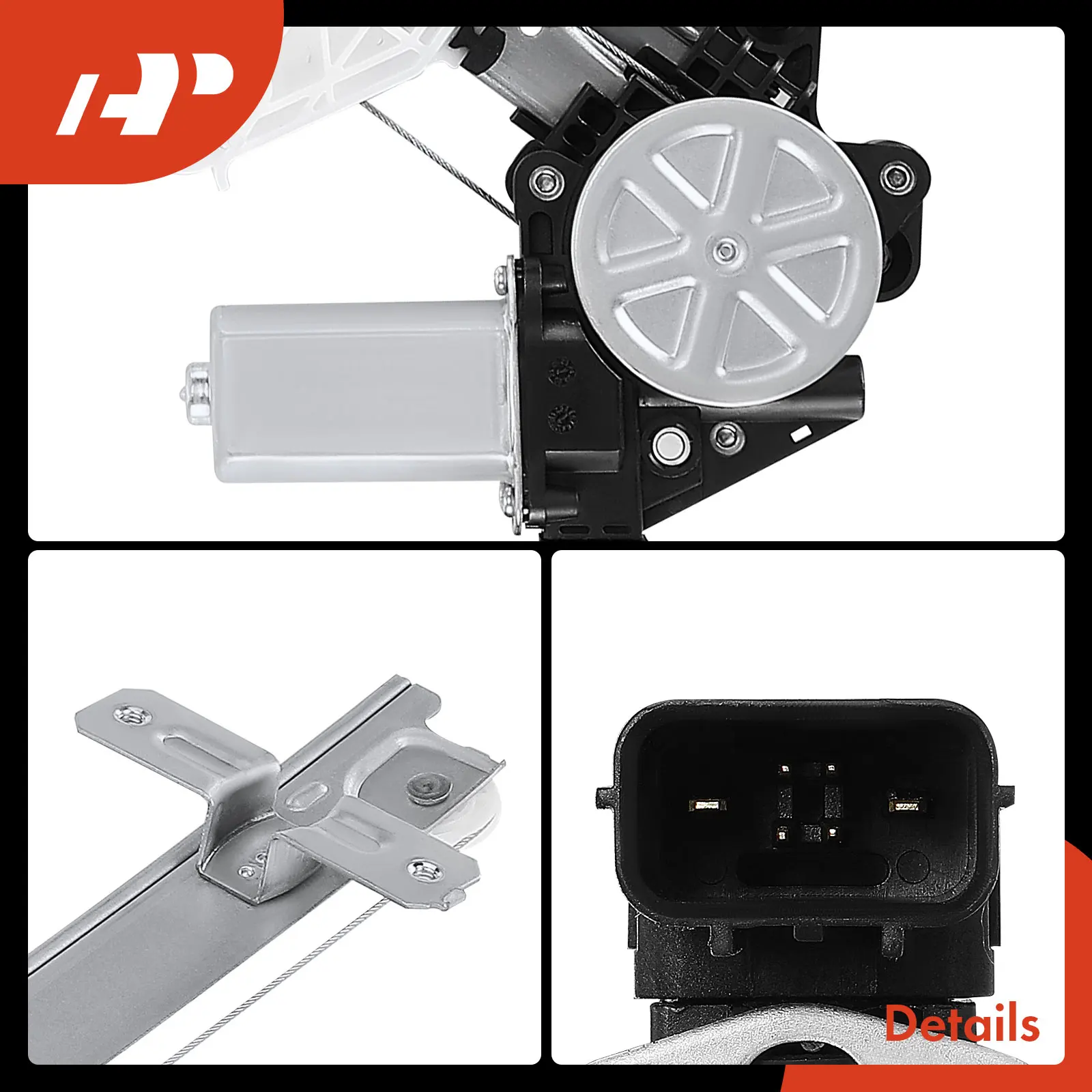 A-Premium Front Driver Side Power Window Regulator with Motor for Acura MDX 2014-2020