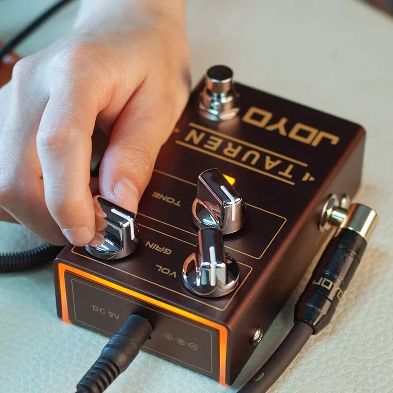 JOYO R-01 Tauren Overdrive From Clean Boost to Distortion Pedal Effect For Electric Guitar Low & High Gain Pedal True Bypass view 2